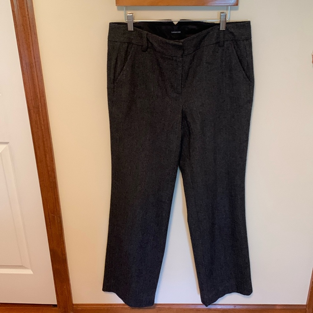 Lands’ End wool blend trousers